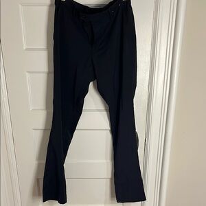 Uniqlo Black Dress Pants with Slim Fit and Wide Waistband